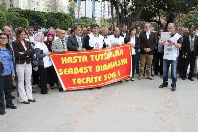 İhd Hasta Tutuklular İçin Eylem Yaptı