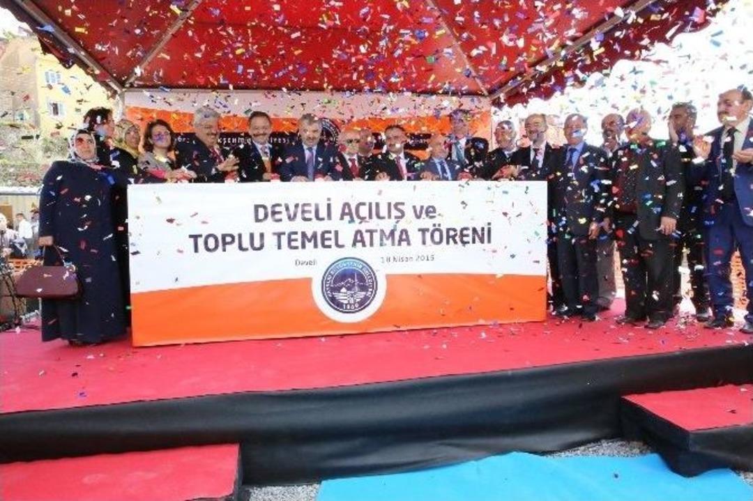 Tomarza Ve Develi&rsquo;de Coşkulu A&ccedil;ılış T&ouml;renleri