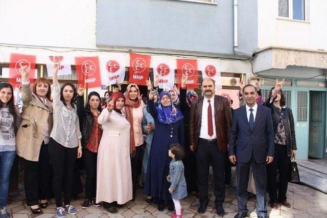 Mhp Kadın Kolları İrtibat Bürosu Açıldı 1