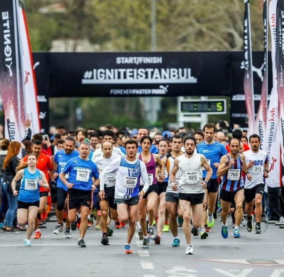 &lsquo;ıgnıte İstanbul Yarışı&rsquo; Koşucuları İstanbul&rsquo;u Ateşledi
