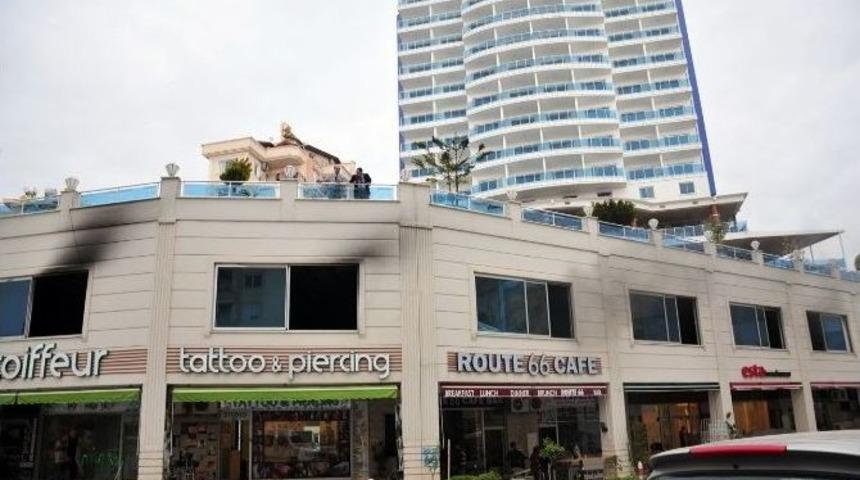 Alanya&rsquo;da Otel Yangını