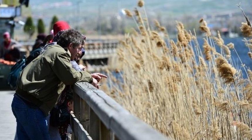 Bahar Sıcaklarının Ortaya &Ccedil;ıkmasıyla Ankaralılar Parklara Koştu