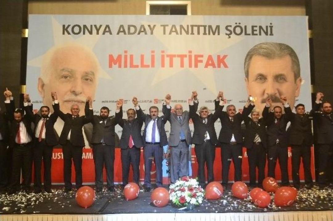 &lsquo;milli İttifak&rsquo; Konya Adaylarını Tanıttı