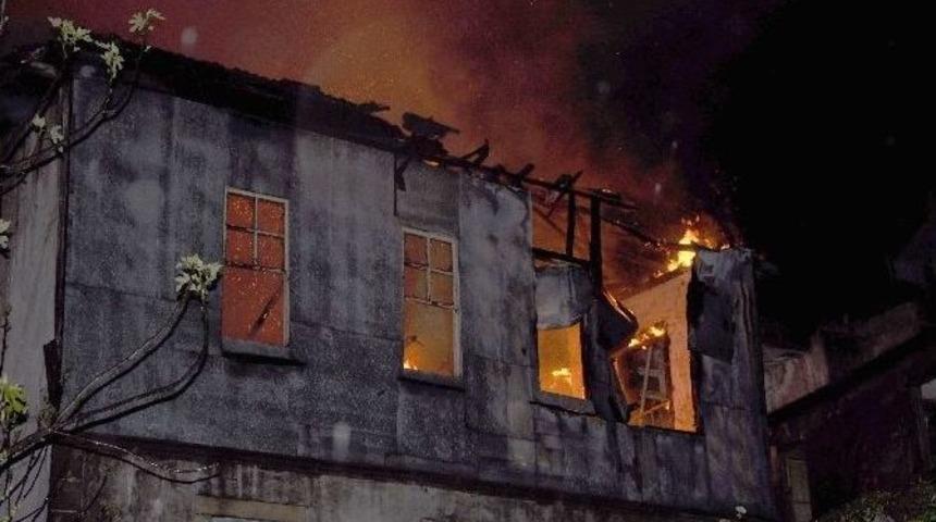 Giresun&rsquo;da &Ccedil;ıkan Yangın Korkuttu