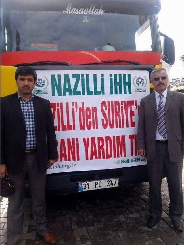 Nazilli İhh’den Suriye’ye Bir Tır Yardım Malzemesi