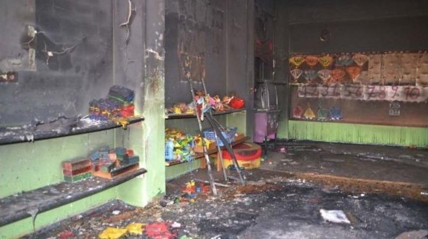 Viranşehir&rsquo;de Kundaklanan Ana Sınıfı Onarıldı