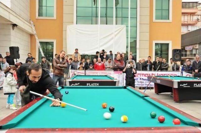 Usta Bilardocu Saygıner&rsquo;Den Engellilere Destek 1