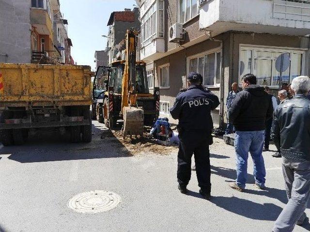 Edirne&rsquo;de Patlayan Doğalgaz Borusu Tedirgin Etti 2