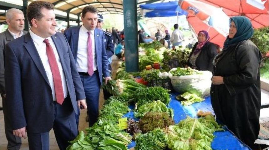 Başkan Yılmaz Pazarcı Esnafını Dinledi