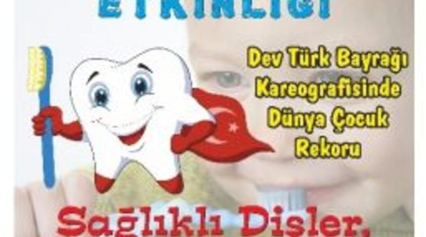 Binlerce &Ccedil;ocukla Diş Fır&ccedil;alama Rekoru
