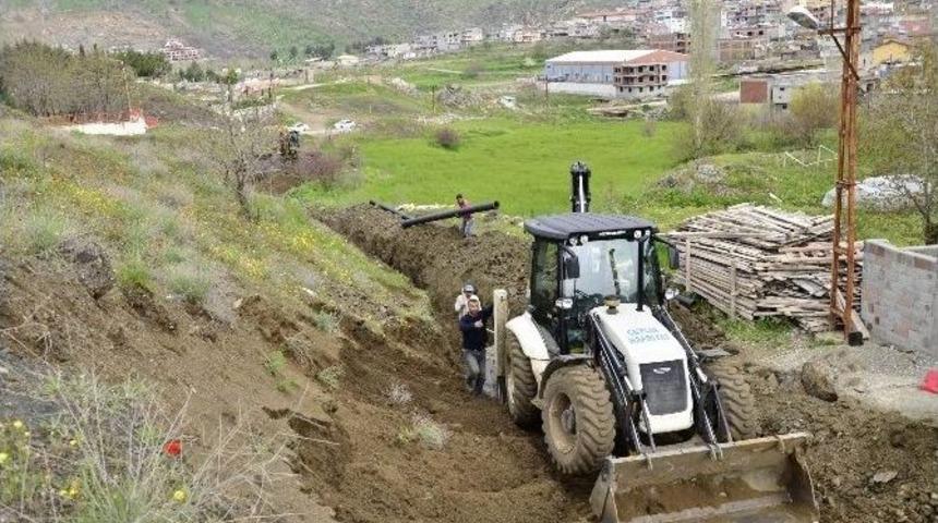 &Ccedil;ermik&rsquo;in Kanalizasyon Sorunu &Ccedil;&ouml;z&uuml;l&uuml;yor