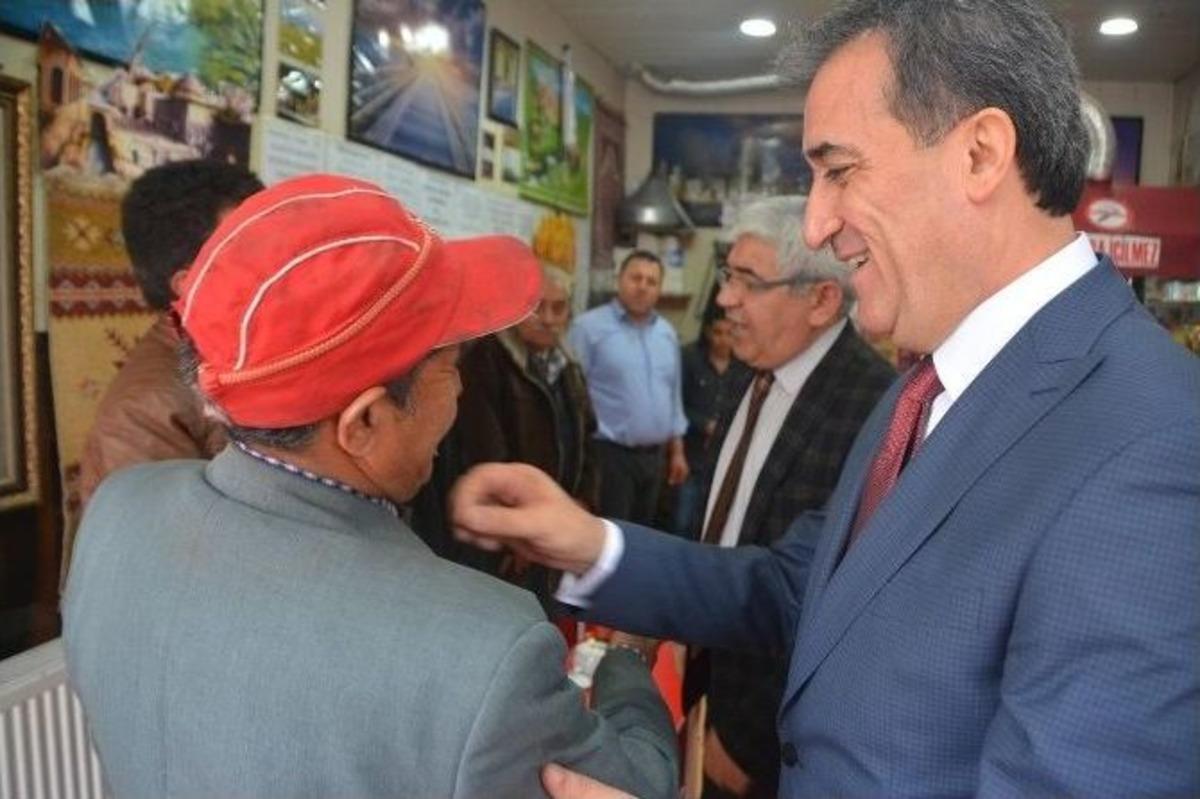 Mhp Milletvekili Adayı Taner G&ouml;k&ccedil;ek, Esnafla Buluştu