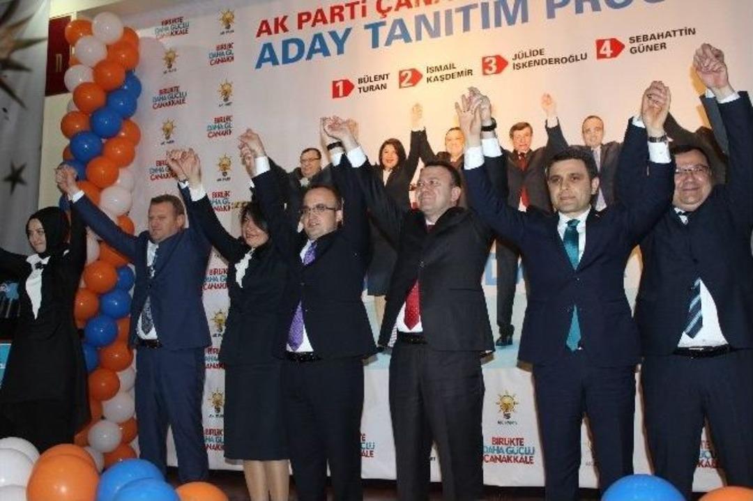 Ak Parti &Ccedil;anakkale&rsquo;de Milletvekili Adaylarını Tanıttı