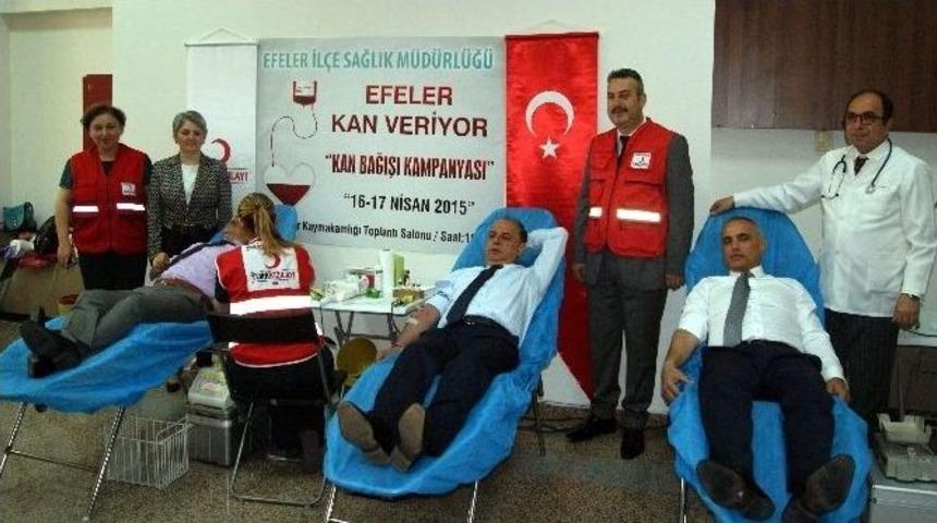 &lsquo;efeler Kan Veriyor&rsquo; Kampanyasına B&uuml;y&uuml;k İlgi