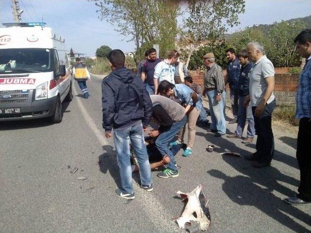 Motosiklet S&uuml;r&uuml;c&uuml;s&uuml; Ve Ardındaki Yolcu &Ouml;l&uuml;mden D&ouml;nd&uuml; 2