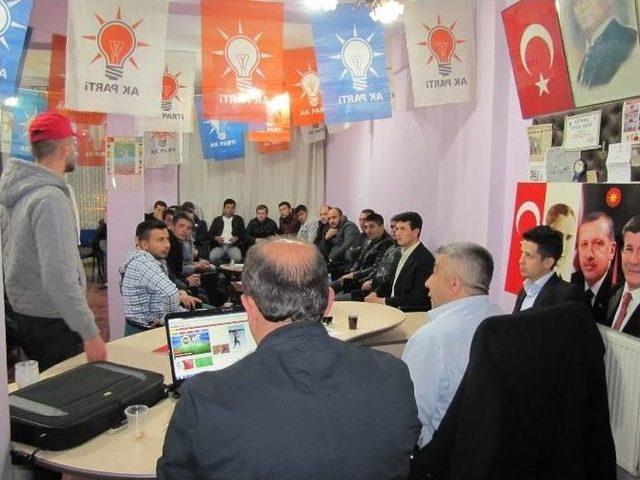 Ak Parti Hisarcık Gençlik Kolları Toplandı