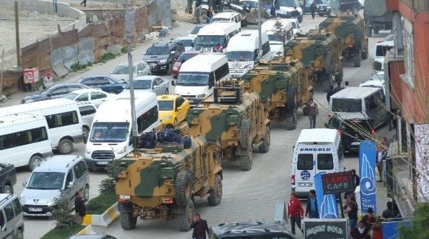 (&ouml;zel Haber) Sınır Boylarına Askeri Sevkiyat