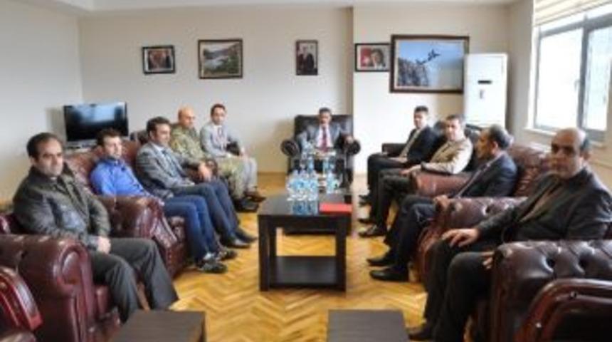 Tunceli Valisi Kaymak&rsquo;tan Yeni Rekt&ouml;r İpek&rsquo;e Ziyaret