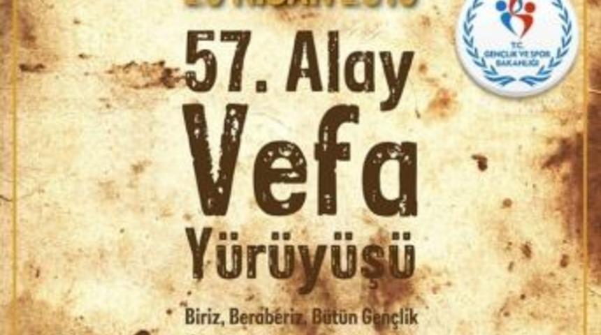 57. Alay Vefa Y&uuml;r&uuml;y&uuml;ş&uuml;ne Malatya&rsquo;dan 90 Gen&ccedil; Katılıyor
