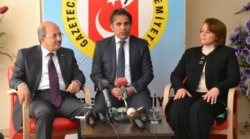 Ak Parti Milletvekili Adaylarından Gazeteciler Cemiyetine Ziyaret