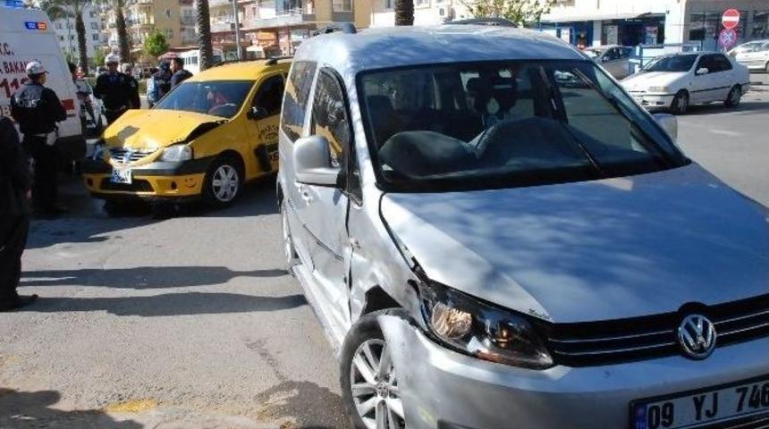 Didim&rsquo;de Trafik Kazası Korkuttu