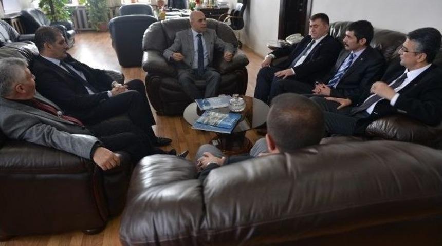 Mhp Adaylarından Korkut’a Ziyaret