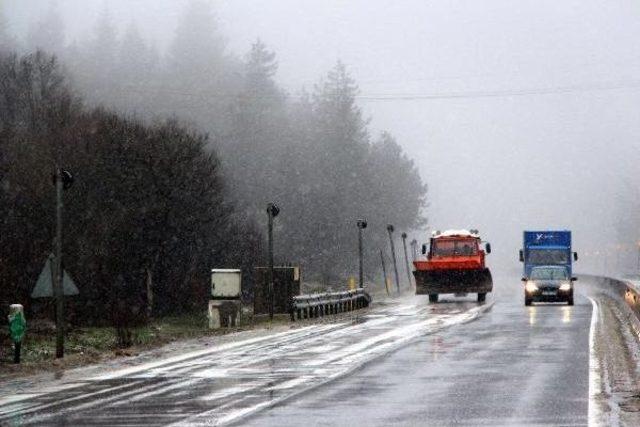 Bolu Dağı'nda Kar Yağışı