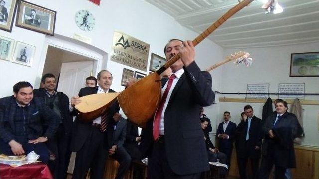 Eski İçişleri Bakanı Ala, Aşıklar Otağını Ziyaret Etti