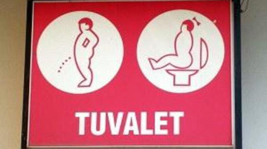 En ilginç tuvalet işaretleri