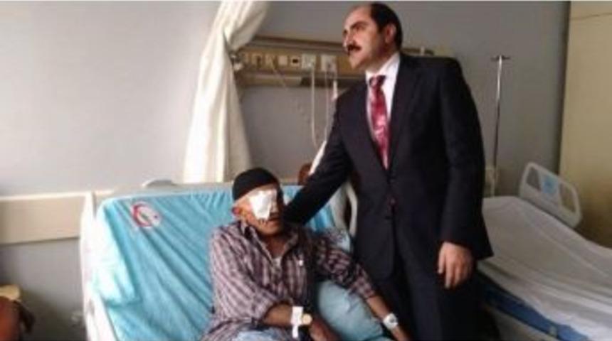 Ak Parti Van İl Başkanı Zahir Soğanda&rsquo;dan Hasta Ziyareti