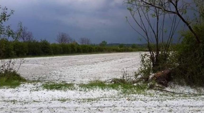 Osmaniye&rsquo;de Dolu Yağışı