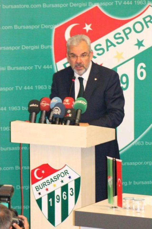 Bursaspor’Da Recep Bölükbaşı Başkanlığa Aday 2