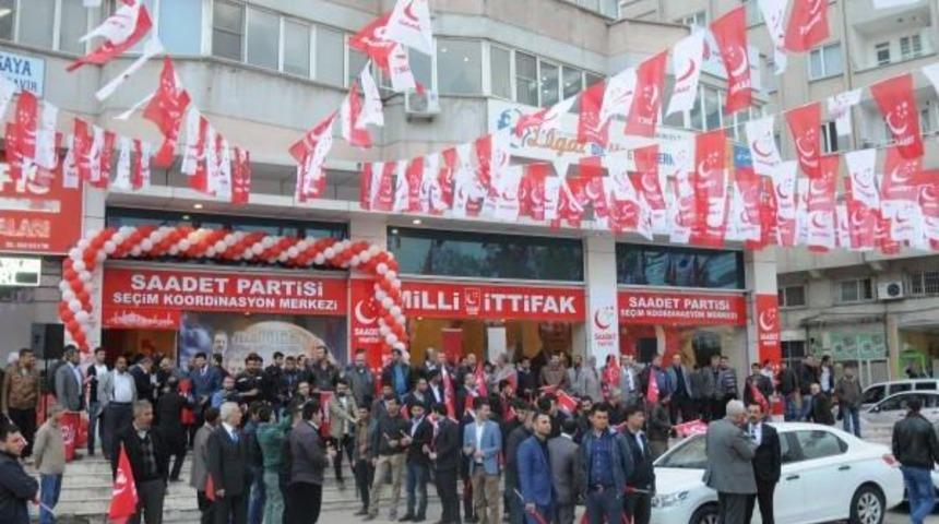 Gaziantep'te Saadet Partisi Se&ccedil;im Koordinasyon Merkezi A&ccedil;ıldı
