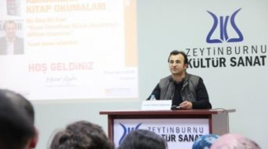 Yazar Yusuf &Ouml;zkan &Ouml;zburun Zeytinburnulularla Buluştu