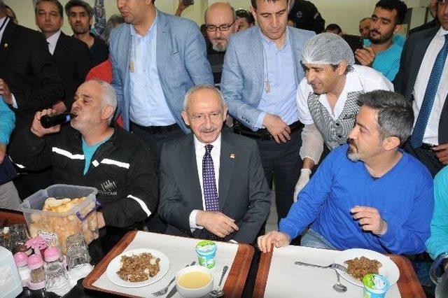 Kılıçdaroğlu’nun Fabrika Ziyareti