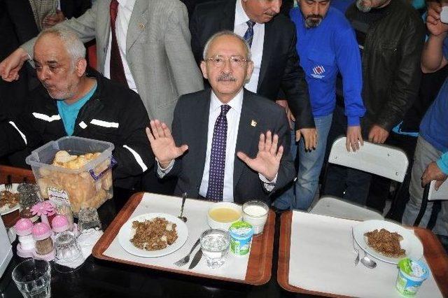 Kılıçdaroğlu’nun Fabrika Ziyareti