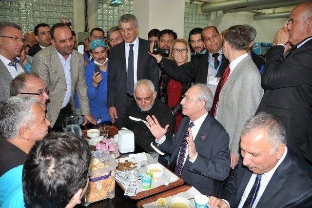 Kılıçdaroğlu’nun Fabrika Ziyareti