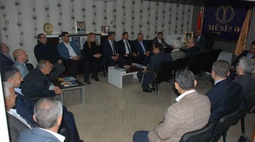 Milletvekilleri Ve Başkan Kutlu&rsquo;dan M&uuml;siad&rsquo;a Ziyaret