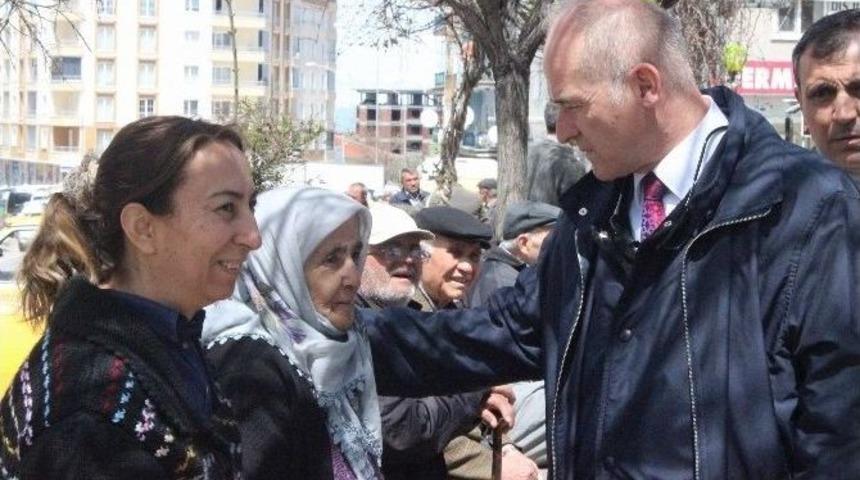 Kamanlılar&rsquo;dan Mhp Adaylarına Sevgi Seli