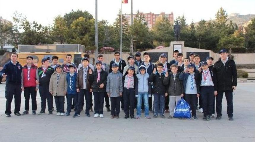 Yozgatlı İzciler &Ccedil;anakkale&rsquo;ye Uğurlandı