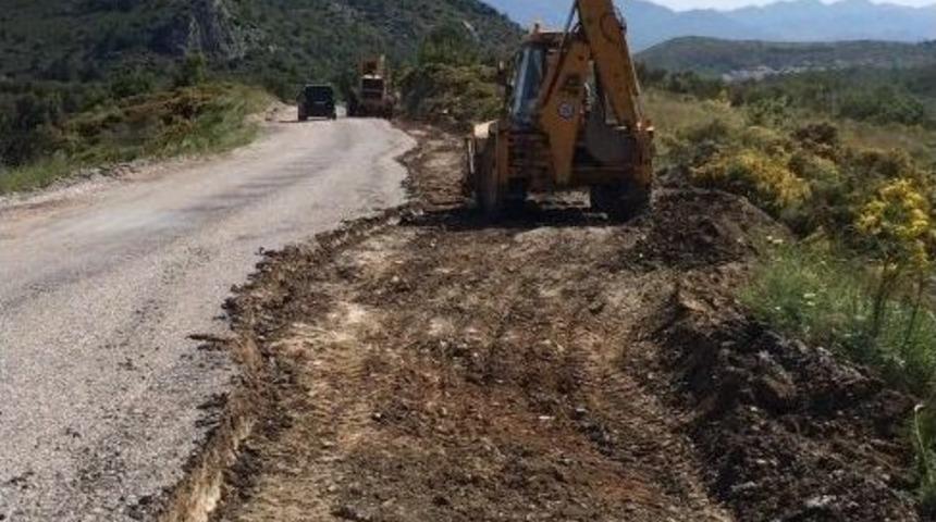 Muğla&rsquo;da Asfalt Kaplama &Ccedil;alışmaları Başladı