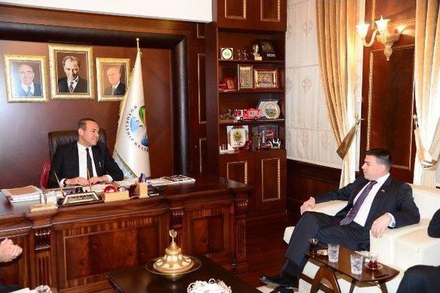 Abd Konsolosu Espinoza&rsquo;dan Başkan S&ouml;zl&uuml;&rsquo;ye Ziyaret 1