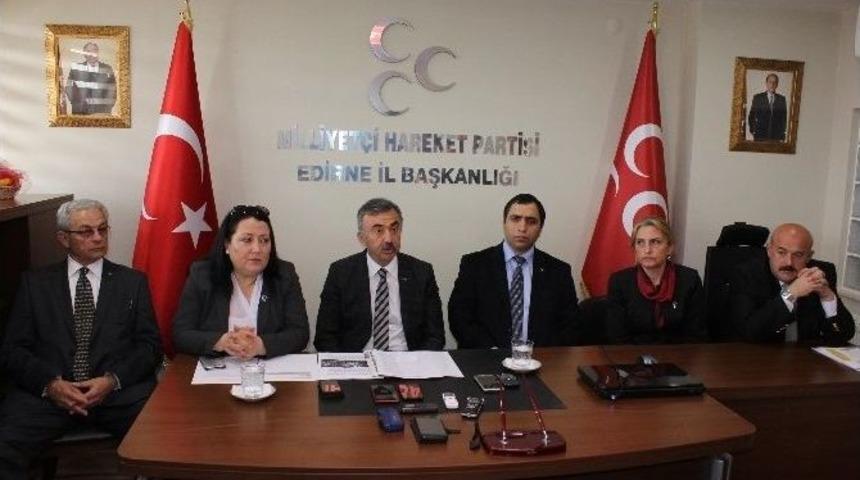 Mhp Edirne Milletvekili Adayı Şimşek, &rsquo;stant Tartışmalarına&rsquo; A&ccedil;ıklık Getirdi
