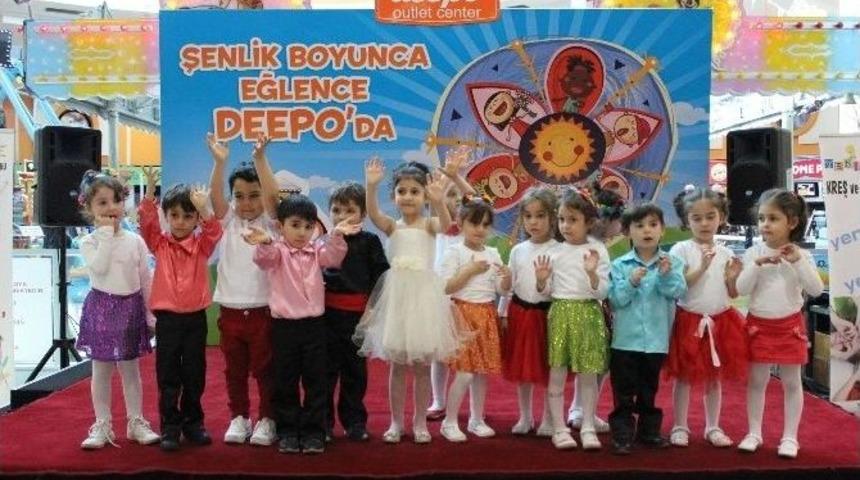 Deepo &Ccedil;ocuklarla Şenlendi