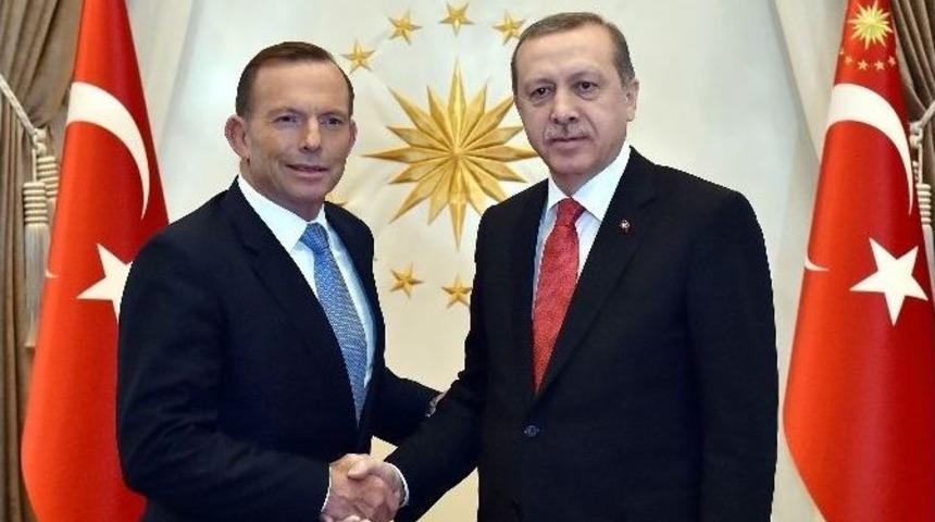 Cumhurbaşkanı Erdoğan, Avustralya Başbakanı Abbott&rsquo;u Kabul Etti