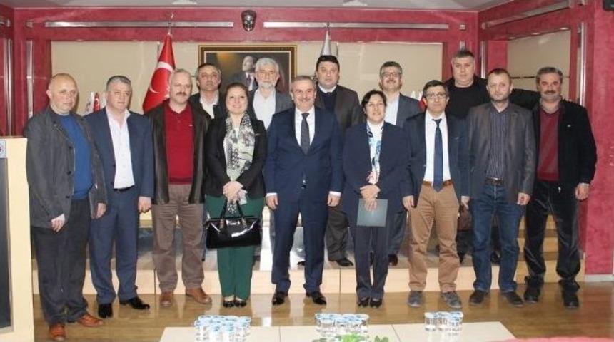 Rekt&ouml;r Adayı &Ccedil;akar Dtso&rsquo;yu Ziyaret Etti