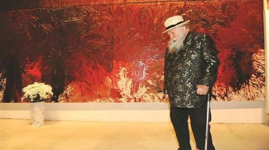 Hermann Nitsch Opens Exhibit In &Ccedil;anakkale, Gifts Paintings To City