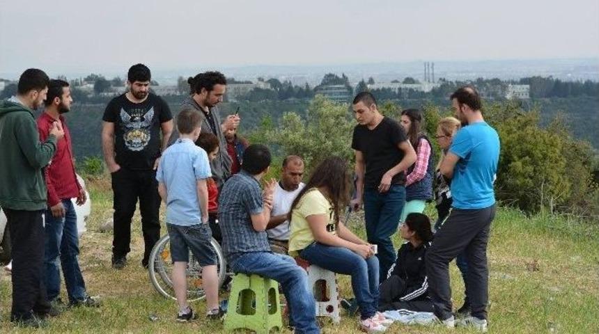 Engelli Vatandaşların Yama&ccedil; Paraş&uuml;t&uuml; Keyfi