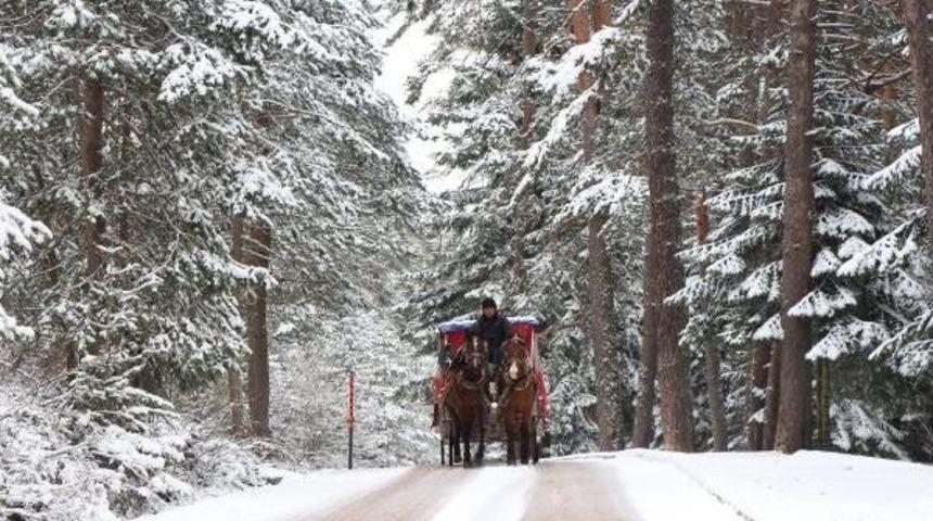 Bolu'da Kar Yağışı