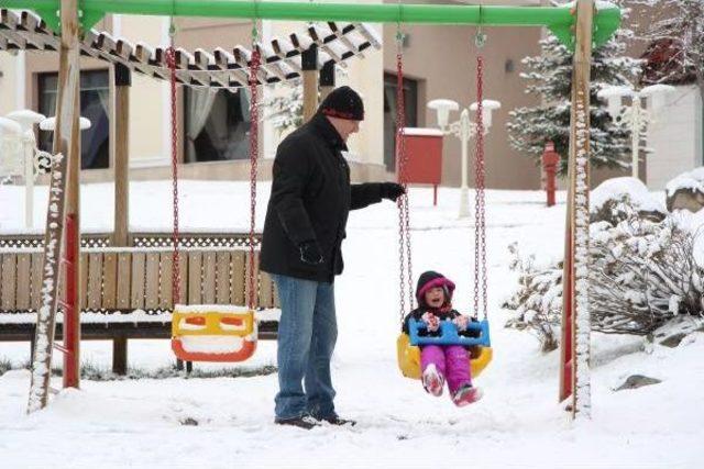 Bolu'da Kar Yağışı